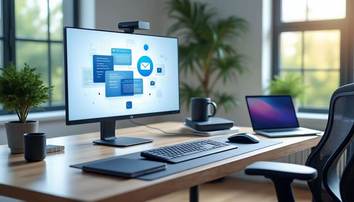 optimisez la collaboration grâce à l'organisation du hub de contenu directement intégrée dans la signature e-mail, facilitant le partage et l'accès rapide aux ressources partagées.