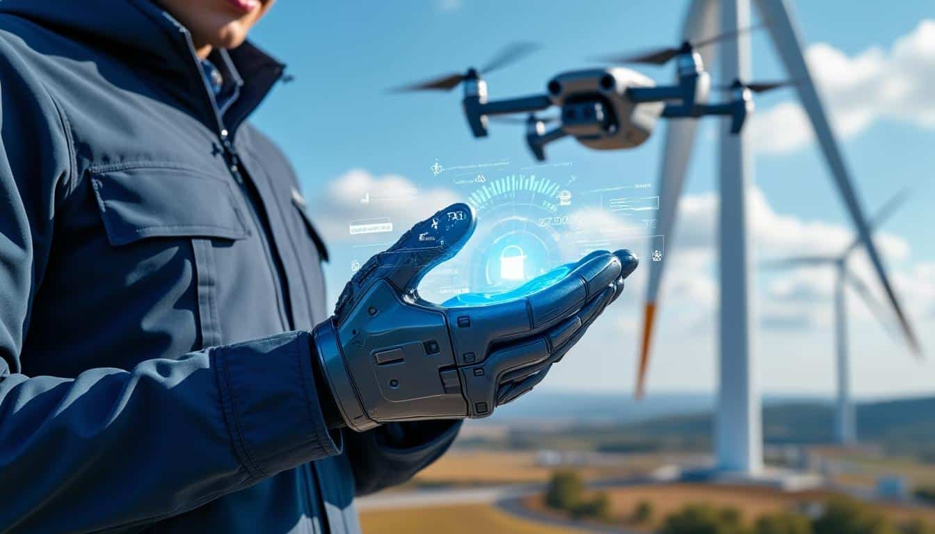 découvrez le wearable de productivité innovant qui vous permet de piloter à distance une inspection par drone en toute simplicité et efficacité.