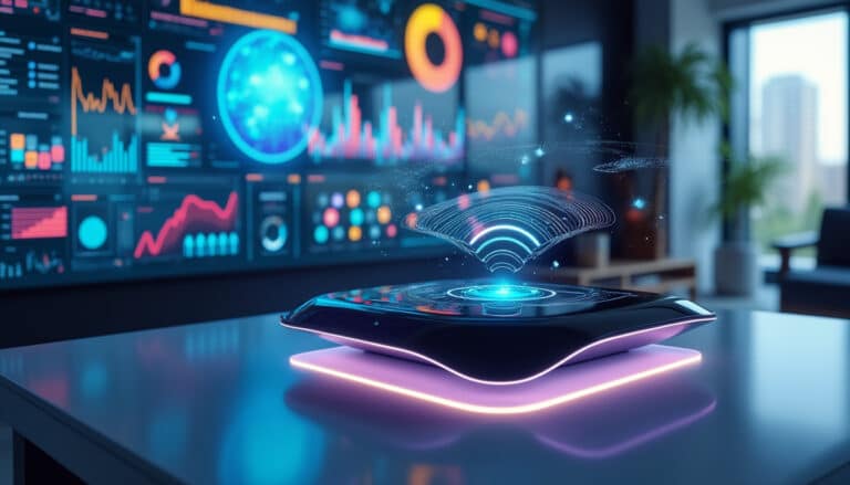 découvrez l’objet connecté innovant qui permet une communication en temps réel avec votre affichage dynamique pour une expérience interactive et immédiate.